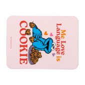 Magnet Flexible Cookie Monster | Citation de la Saint Valentin (Horizontal)