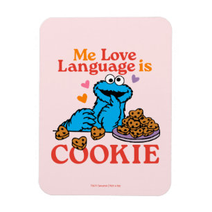 Magnet Flexible Cookie Monster   Citation de la Saint Valentin