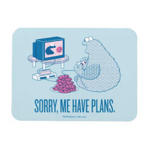 Magnet Flexible Cookie Monster   Désolé, J'Ai Des Plans