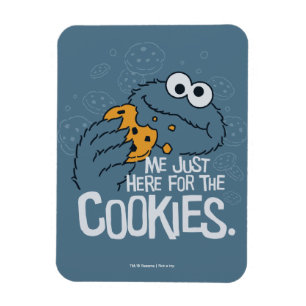 Magnet Flexible Cookie Monster Je suis juste ici pour les cookie