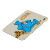 Magnet Flexible Cookie Monster Vintage mange des cookies (Côté Gauche)
