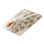 Magnet Flexible Cookies crus sur plateau à cuisson (Côté Gauche)