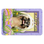 Magnet Flexible Cookies d'oeufs de Pâques - Shih Tzu - Opal (Horizontal)