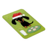 Magnet Flexible Cookies pour Père Noël Dachshund (Côté Droit)