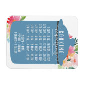 Magnet Flexible Cooking Conversion Chart | Blue Jar (Horizontal)
