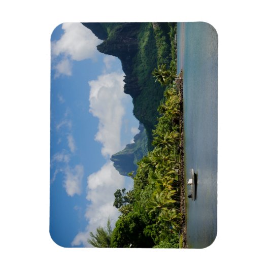 Magnet Flexible Cook's Bay, Moorea aimant rectangulaire (Vertical)