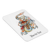 Magnet Flexible Cool brûler un dragon oriental (Côté Droit)
