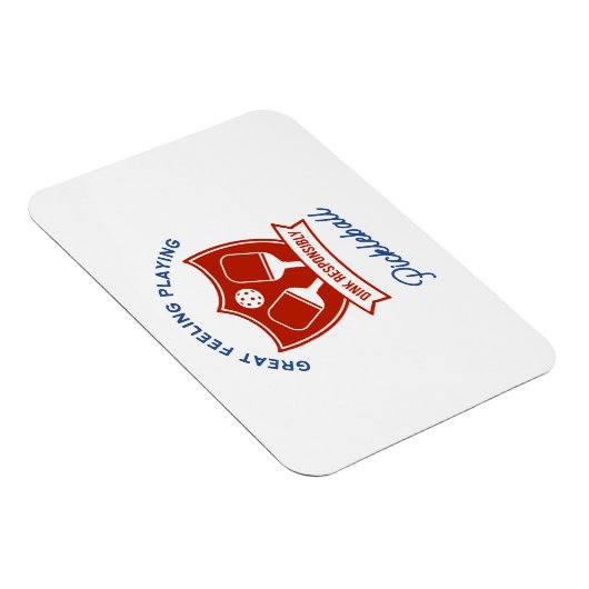 Magnet Flexible Cool de Pickleball design à porter (Côté Droit)