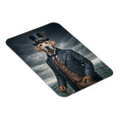 Magnet Flexible Cool Elégant Victorian Steampunk Labrador Chien Ar (Côté Droit)