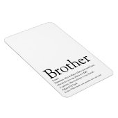 Magnet Flexible Cool Fun Typographie Meilleur Frère Jamais Définit (Côté Droit)