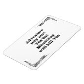 Magnet Flexible Cool grande sagesse simple philosophie phrase de t (Côté Gauche)