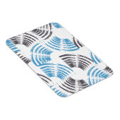 Magnet Flexible Cool, moderne, bleu abstrait tendance (Côté Droit)