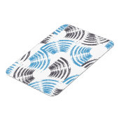 Magnet Flexible Cool, moderne, bleu abstrait tendance (Côté Gauche)