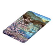 Magnet Flexible Cool oriental japonais Hasui kawase pont (Côté Gauche)
