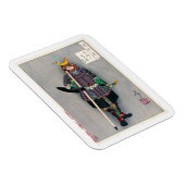 Magnet Flexible Cool oriental japonais Samurai Warrior Yari Spear (Côté Droit)