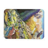 Magnet Flexible Cool oriental Namche Bazar Tibet (Horizontal)