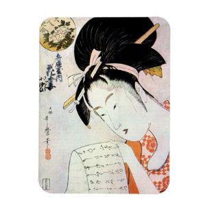 Magnet Flexible Cool oriental traditionnel japonais Geisha art