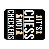 Magnet Flexible cool ses échecs pas checkers chèques joueurs cadea (Horizontal)