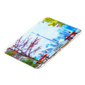 Magnet Flexible Cool Toronto Ontario Panorama Cityscape Aquarelle (Côté Gauche)