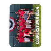 Magnet Flexible Cooperstown NY Baseball Custom Team Photo (Vertical)