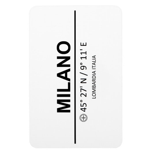 Magnet Flexible Coordonnées Milano (Vertical)