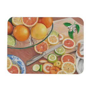 Magnet Flexible copie orange d'art d'affichage de tranche sur