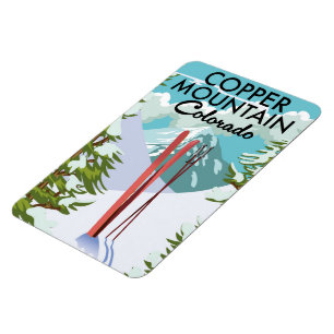 Magnet Flexible Copper Mountain Colorado Ski