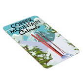 Magnet Flexible Copper Mountain Colorado Ski (Côté Droit)