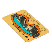 Magnet Flexible Copper Mtn Colorado orange goggle aimant (Côté Droit)