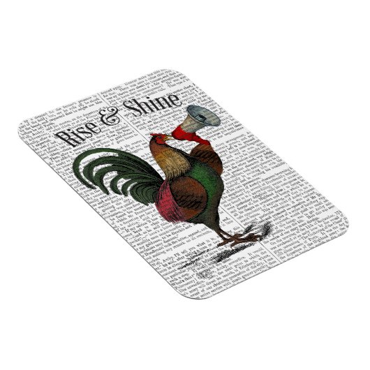 Magnet Flexible Coq avec Loudhailer 2 (Côté Droit)