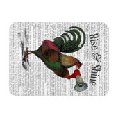 Magnet Flexible Coq avec Loudhailer 2 (Horizontal)