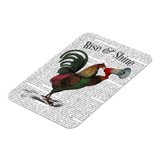 Magnet Flexible Coq avec Loudhailer 2 (Côté Gauche)