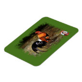 Magnet Flexible Coq/Gaulois/Rooster (Côté Gauche)