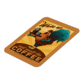 Magnet Flexible Coq - Réveillez-vous et sentez le café (Côté Gauche)