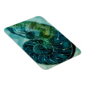 Magnet Flexible Coque spirale Turquoise (Côté Droit)
