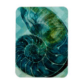 Magnet Flexible Coque spirale Turquoise (Vertical)