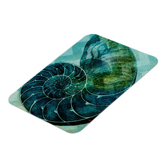 Magnet Flexible Coque spirale Turquoise (Côté Gauche)