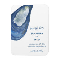 Coquillage d'aquarelle Enregistrer l'aimant de dat