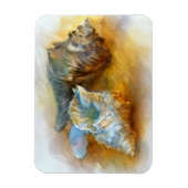 Magnet Flexible Coquillages sur la plage (Vertical)