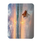 Magnet Flexible Coquille de conches sur la plage | Jamaïque (Vertical)