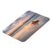 Magnet Flexible Coquille de conches sur la plage | Jamaïque (Côté Gauche)