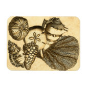 Magnet Flexible Coquilles neutres et collection de corail (Horizontal)