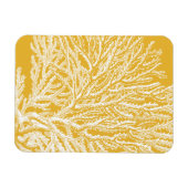 Magnet Flexible Corail jaune et blanc (Horizontal)