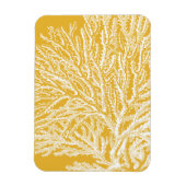 Magnet Flexible Corail jaune et blanc (Vertical)