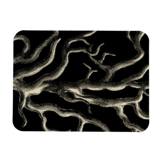 Magnet Flexible Corail noir et tan (Horizontal)
