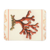 Magnet Flexible Corail rouge avec bordure conique (Horizontal)