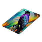 Magnet Flexible Corbeau pourpre, aurores boréales (Côté Gauche)