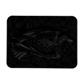 Magnet Flexible Corbeau tombé (Horizontal)