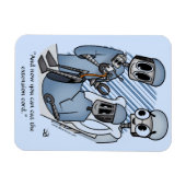 Magnet Flexible Cordon d'extension bleu (Horizontal)