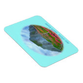 Magnet Flexible Corée de l'île de Jeju (제 주 도) (Côté Droit)